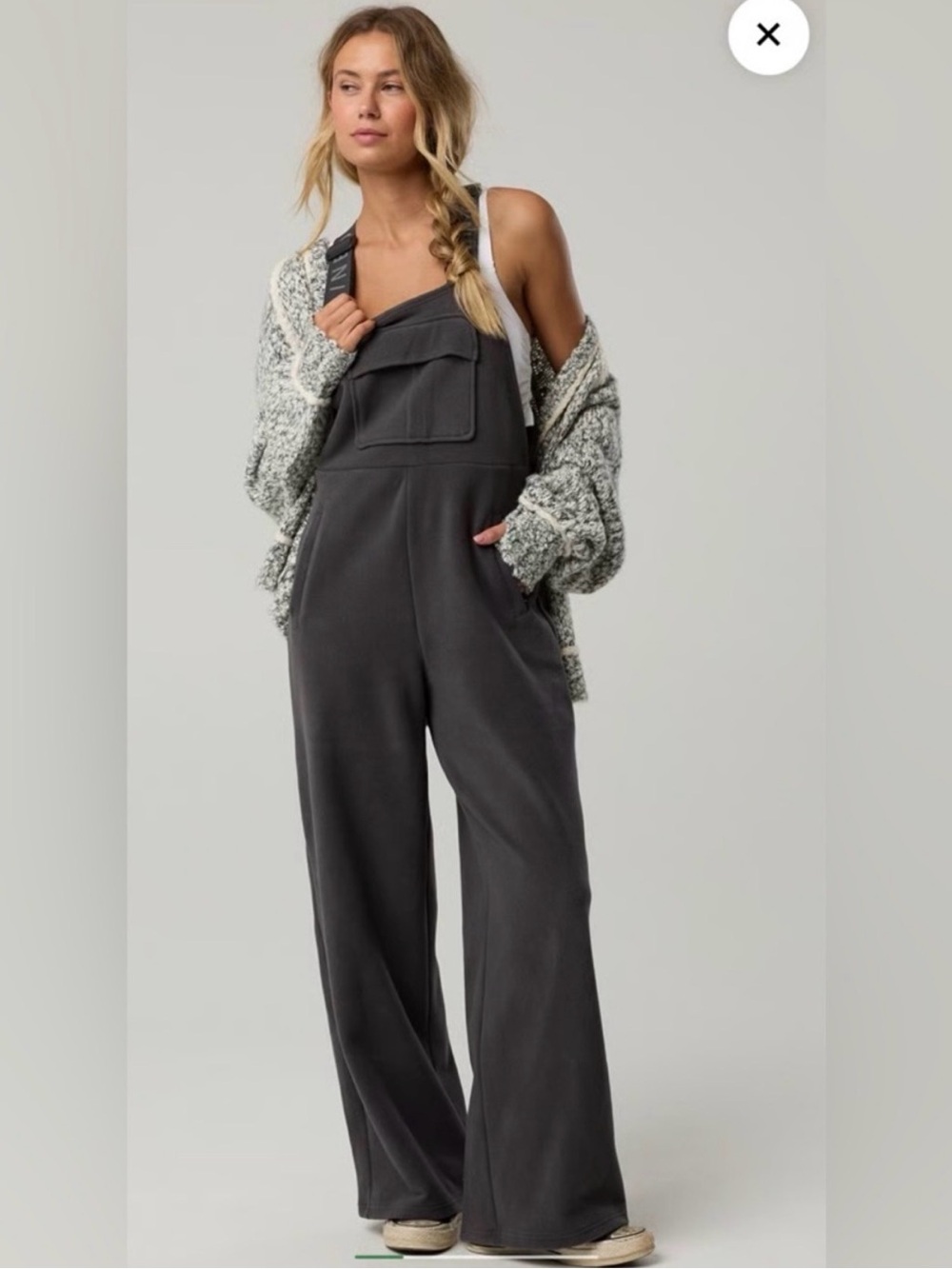 Offline by Aerie Fleece overalls ski lodge